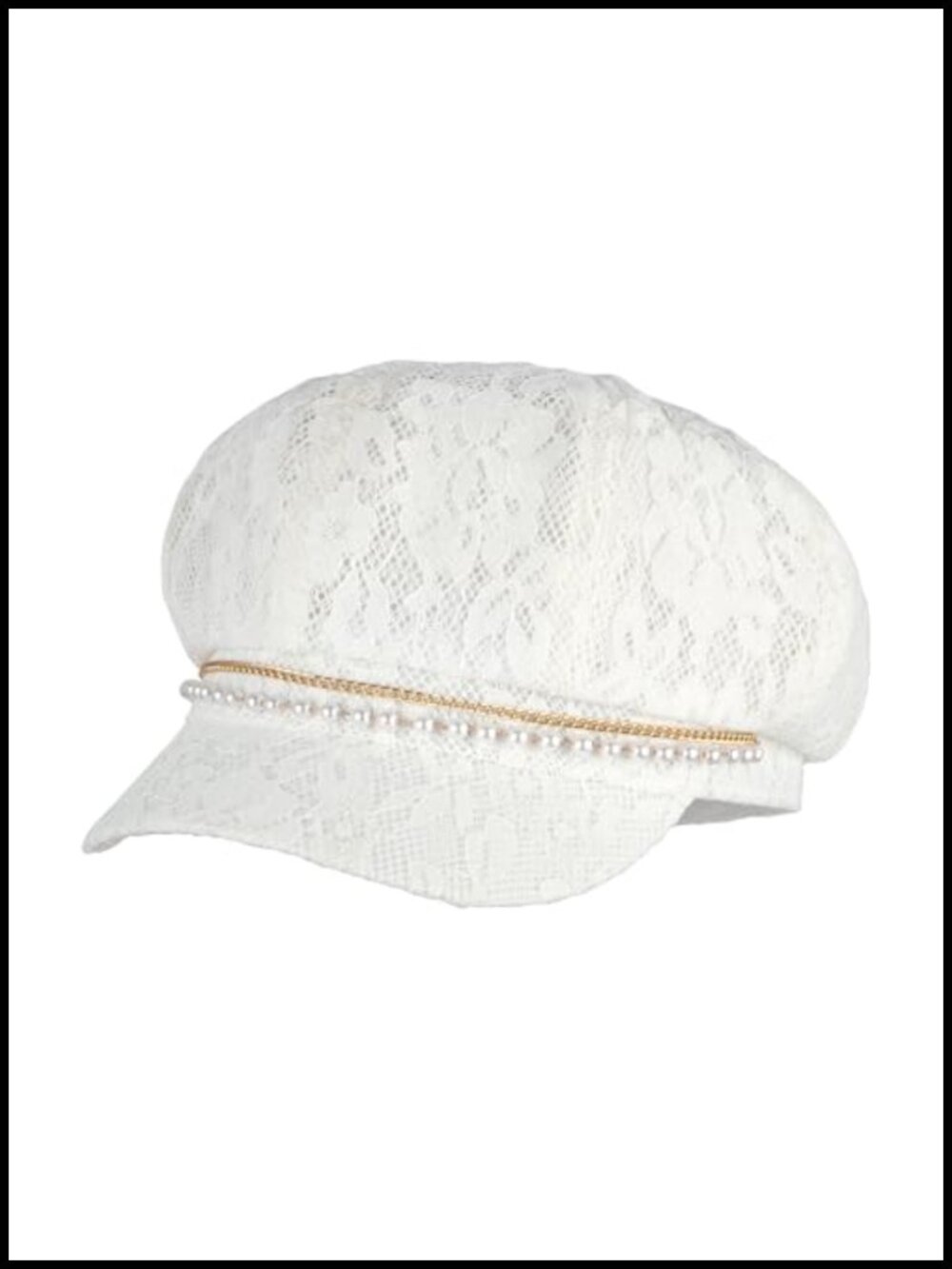 Cotton Blend Newsboy Cap Adjustable Drawstring Lace Chain Painter Hat
